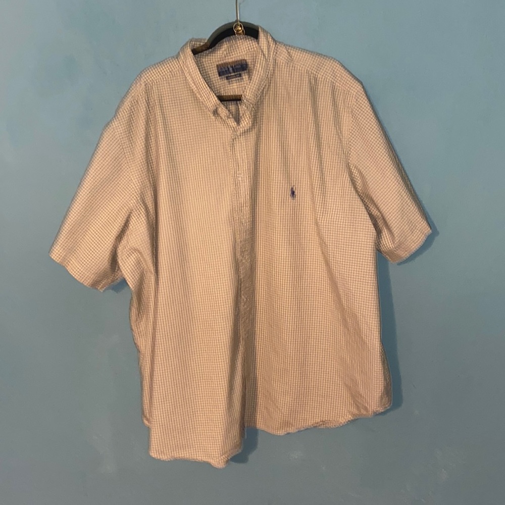 Size 3XB Ralph Lauren Checkered shirt